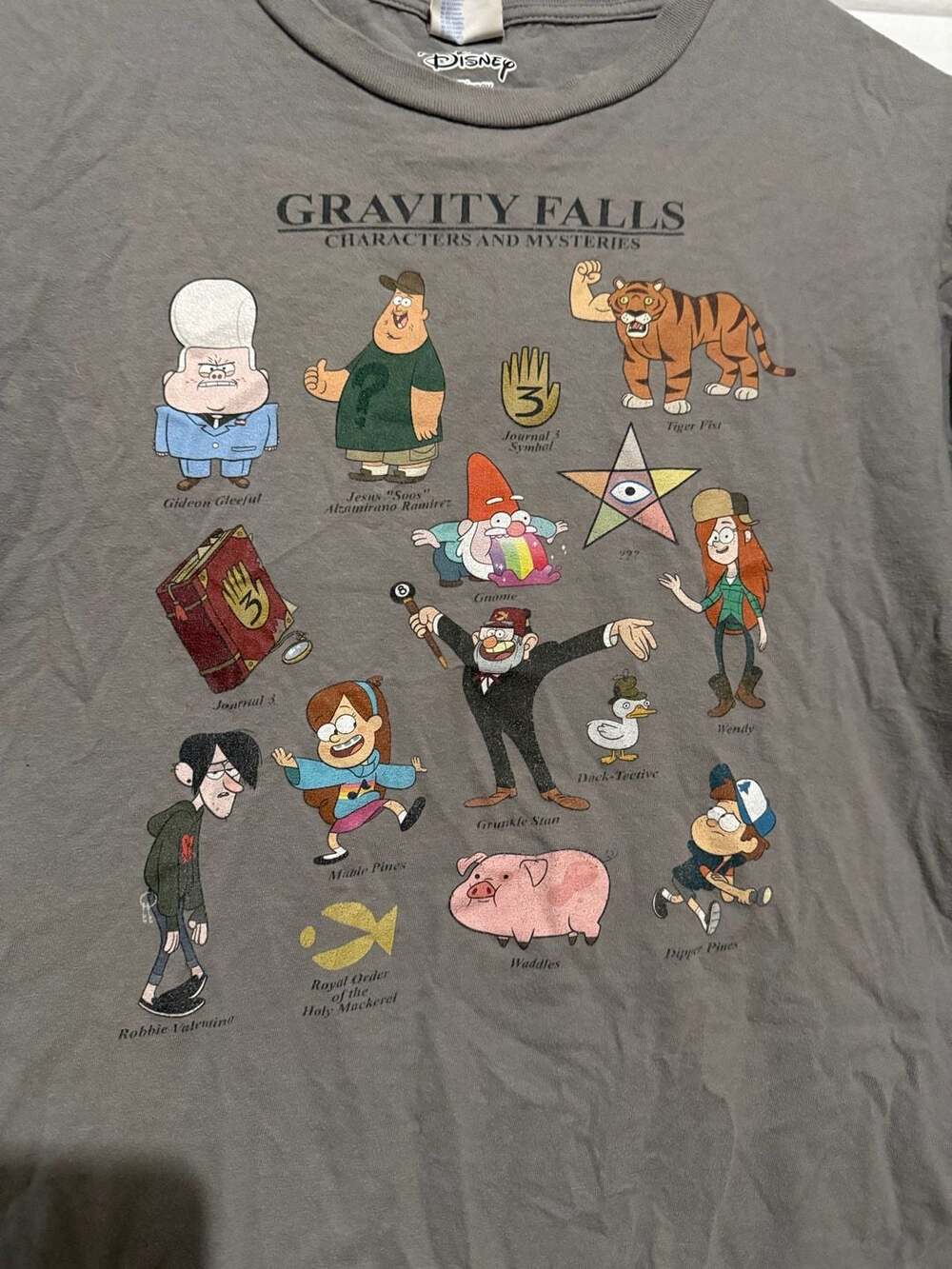 Disney Gravity Falls Characters and Mysteries T-Shirt Size Small - Picture 2 of 4